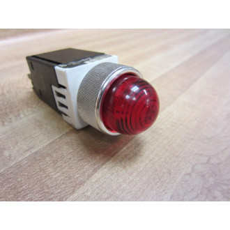 Fuji Electric AH22-ZM AH22ZM Command Switch Red Lens - Used