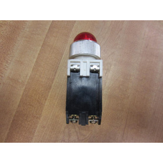 Fuji Electric AH22-ZM AH22ZM Command Switch Red Lens - Used