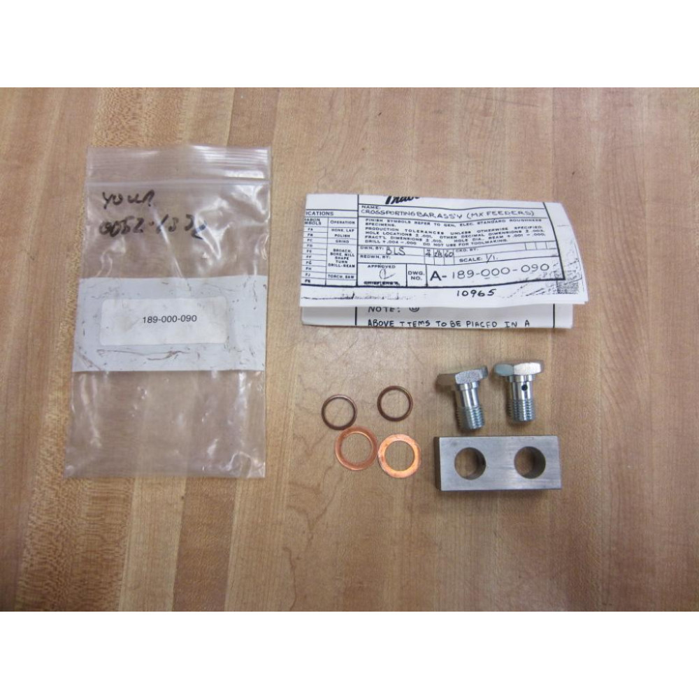 Lubriquip 189-000-090 Bar Cross Port 189000090