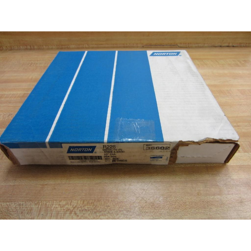 Norton 662611 36602 Sanding Disks Grit: 60X R228 (Pack of 11)