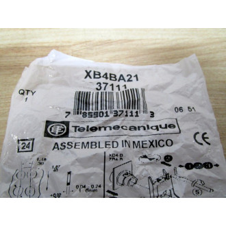 Telemecanique XB4-BA21 Push Button Operator XB4BA21 37111
