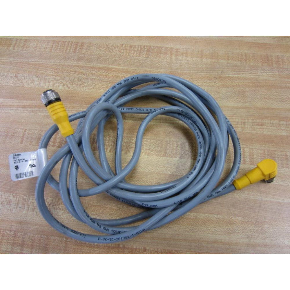 Turck RKC 4.4T-4-WSC 4.4TS622 Cable RKC44T4WSC44TS622 - New No Box
