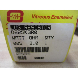 Ohmite D225K3R0 Lug Resistor - Wire Wound