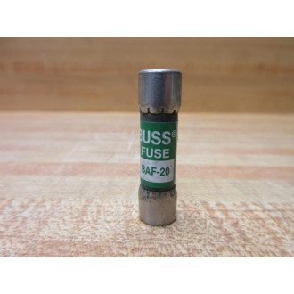 Buss BAF-20 Bussmann Fuse Cross Ref 1CR74 (Pack of 3) - New No Box