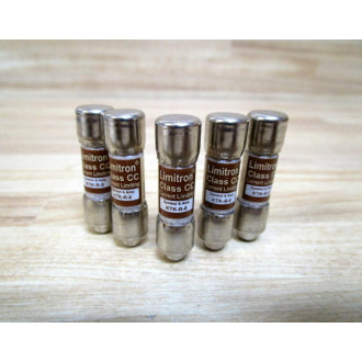 Bussmann KTK-R-8 Limitron Fuse KTKR8 (Pack of 5) - New No Box
