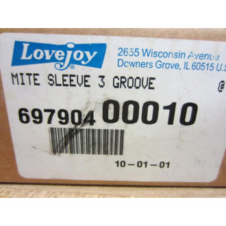 Lovejoy 69790400010 697904 00010 Sier-Bath Mite Nyflex Coupling 3 Groove