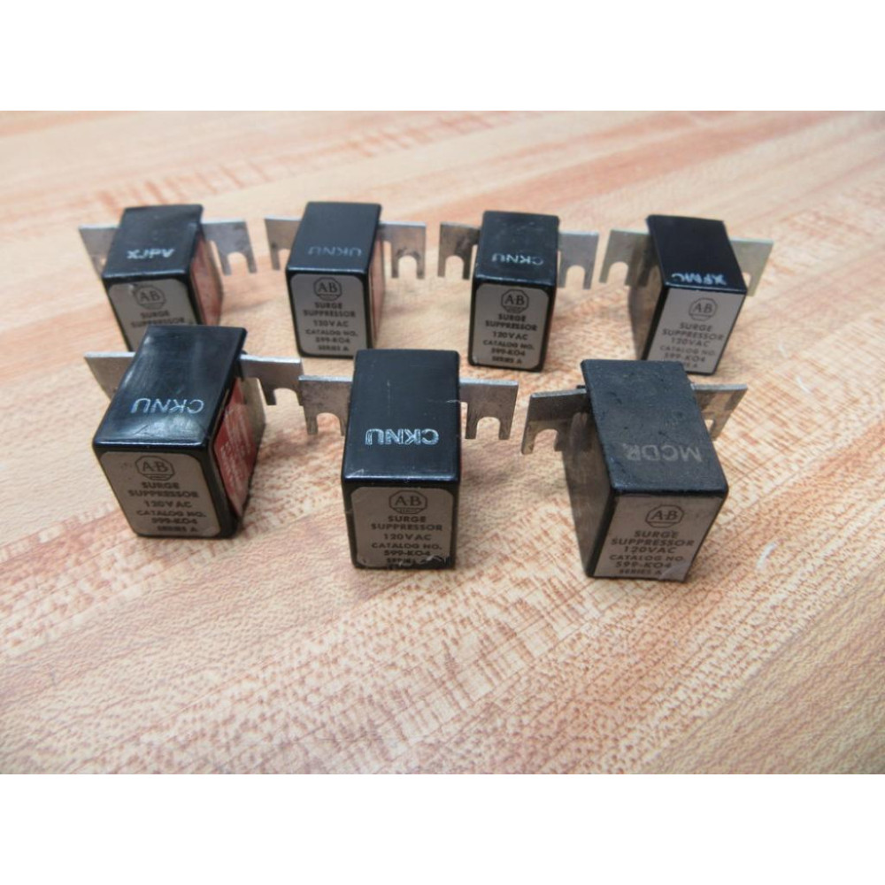 Allen Bradley 599-KO4 Surge Suppressor 599-K04 Ser A (Pack of 7) - Used