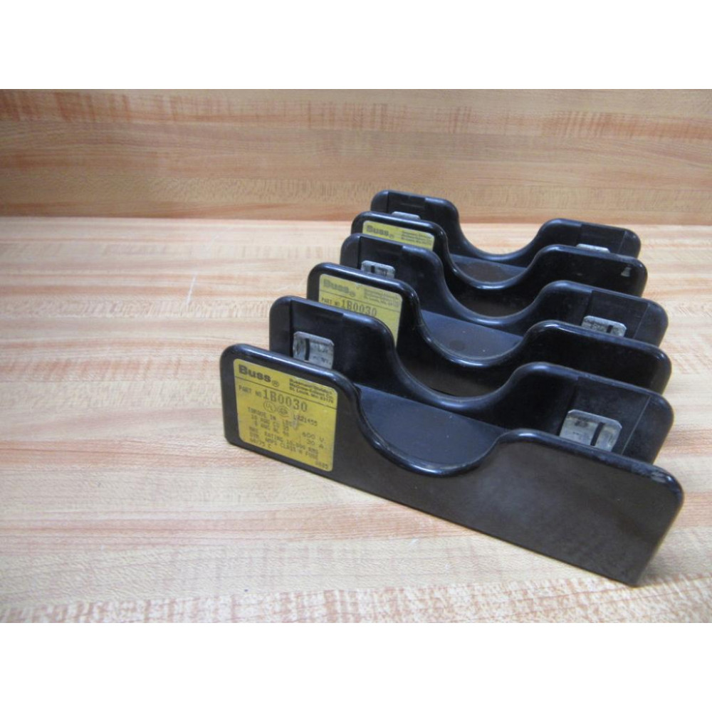 Bussmann 1B0030 Fuse Block 600 V 30A 1 Pole (Pack of 3) - Used