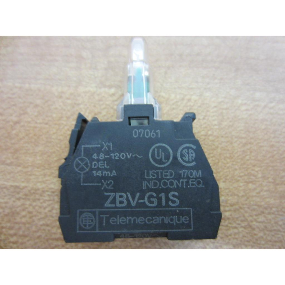 Telemecanique ZBV-G1S Pushbutton Light Module 07061 ZBVG1S - New No Box