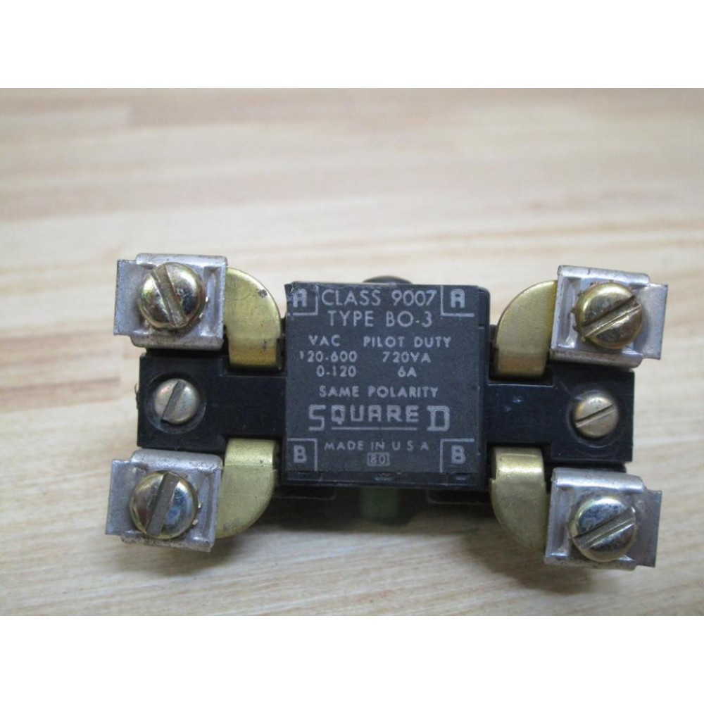Square D 9007-BO-3 Snap Switch 9007-B0-3 - New No Box