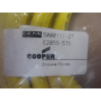 Crouse & Hinds 5000111-27 500011127 E2059-578 Cable Assembly