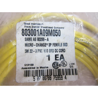 Brad Harrison Daniel Woodhead 803001A09M050 Cordset