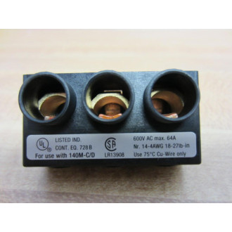 Allen Bradley 140M-C-WT 140MCWT Incoming Terminal Block Ser. A