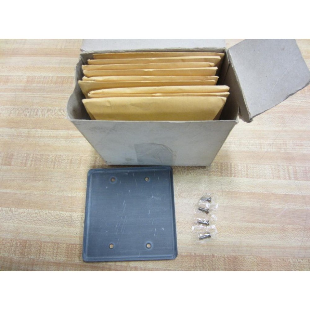 Mulberry 10-2B 102B 2-Gang Blank FS Cover 11611 (Pack of 10)