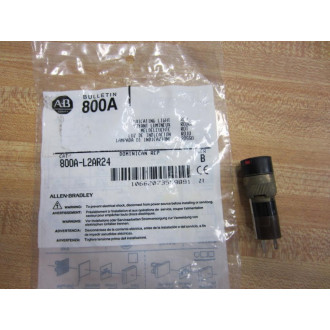 Allen Bradley 800A-L2AR24 800AL2AR24 Indicating Light Series B