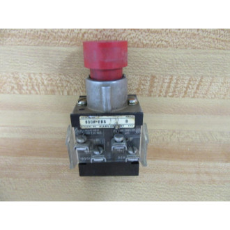 Allen Bradley 800H-BK6 Momentary Push Button 800HBK6 W800T-XA - Used