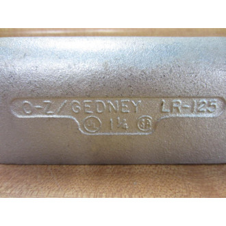 OZ Gedney LR-125 LR125 Conduit Body Type LR Size 1 14 - New No Box