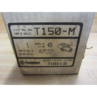 Appleton T150-M T150M Conduit Body 1-12" (Pack of 6)