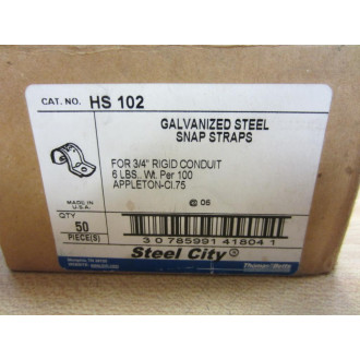 Steel City HS 102 Snap Strap HS102 34" (Pack of 50)