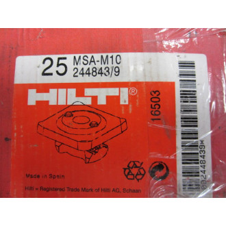 Hilti MSA-M10 MSAM10 Slide Nut 2448439 (Pack of 25)