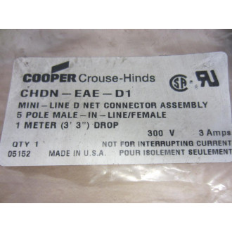 Crouse & Hinds CHDN-EAE-D1 Cable CHDNEAED1