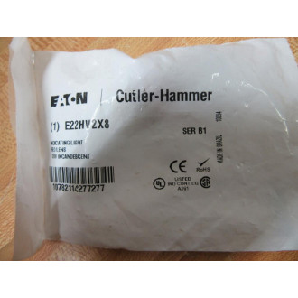 Cutler Hammer E22HV2X8 Eaton Indicating Light