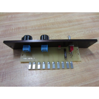 Ryco 110-1570-1 Upper Roller Panel 11015701 - Used