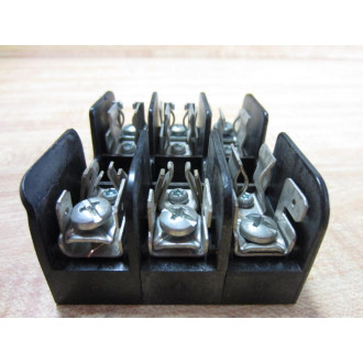 Gould 3032-SE Fuse Block 30A 600V 3 Pole - Used
