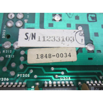 1848-0034 Circuit Board 1848-4034B - Used