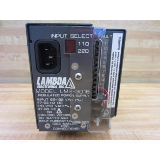 Lambda Electronics LMS-3018 Regulated Power Supply Rev C - Used