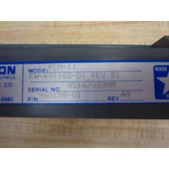 Emerson Electric 960158-01 Drive Module PCM-11 FW-401168-01 Rev: A9 - Used