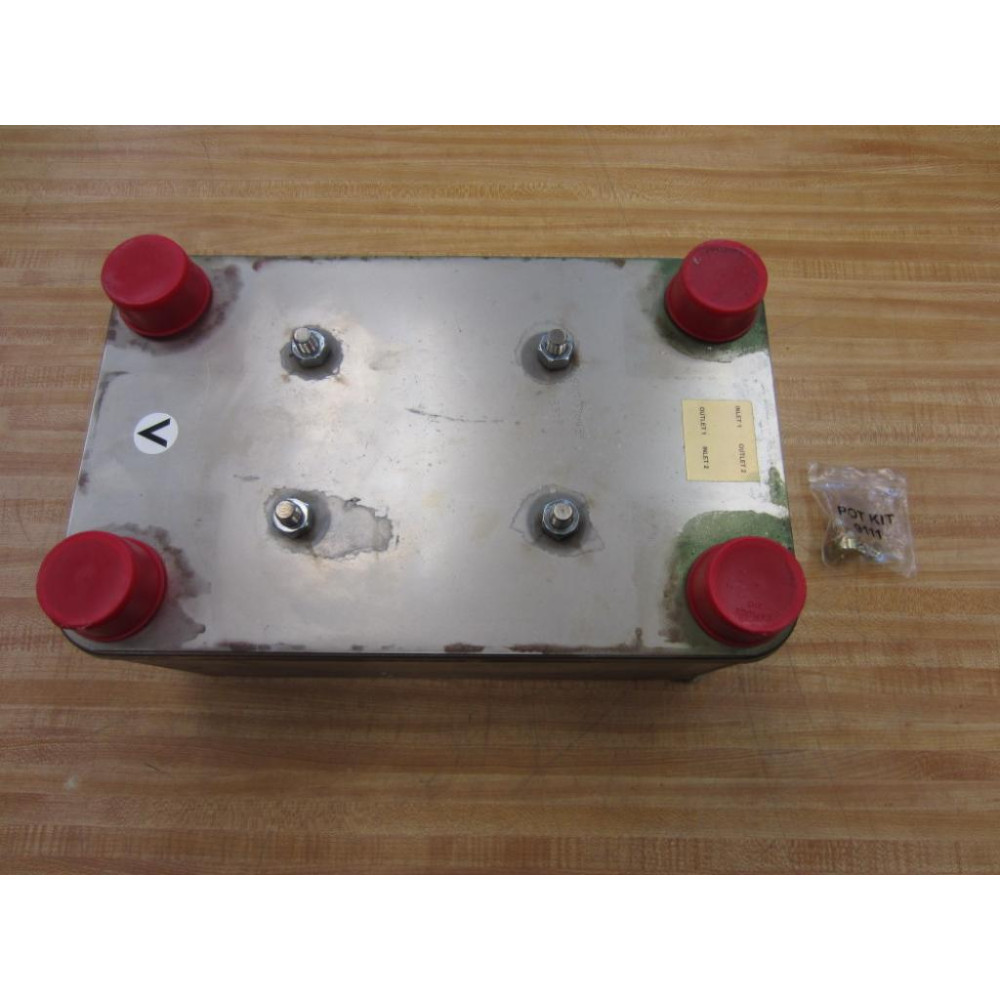 Sentry B8-60 4-NPT Brazed Plate Heat Exchanger - New No Box