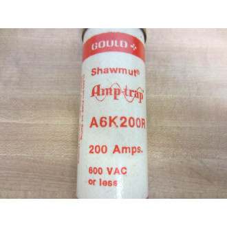 Gould A6K200R A6K-200-R Shawmut Fuse - Used