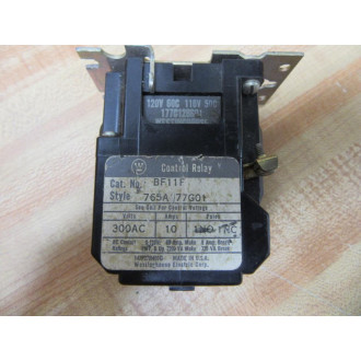 Westinghouse BF11F Control Relay 765A177G01 - Used
