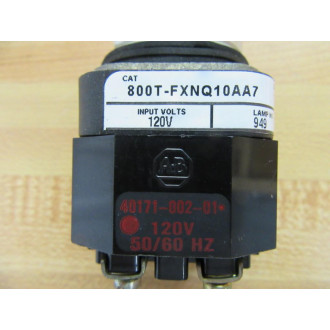 Allen Bradley 800T-FXNQ10AA7 Push Pull Switch - New No Box