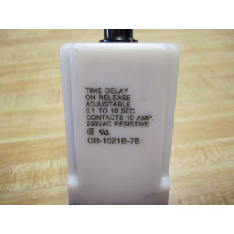 Potter & Brumfield CB-1021B-78 Time Delay Relay CB1021B78 240VAC - Used