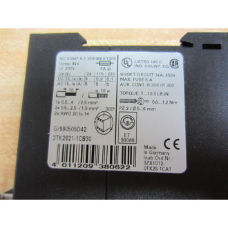 Siemens 3TK2-821-1CB30 Safety Relay 3TK28211CB30