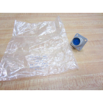 Amphenol 165-16 9 Pin Female Connector Panel Mount 10-818002-02S 16516