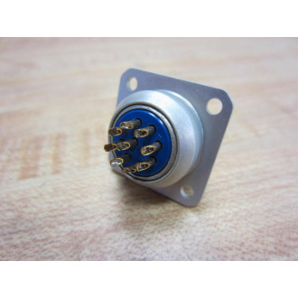 Amphenol 165-16 9 Pin Female Connector Panel Mount 10-818002-02S 16516
