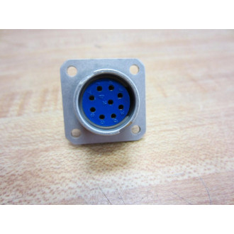 Amphenol 165-16 9 Pin Female Connector Panel Mount 10-818002-02S 16516