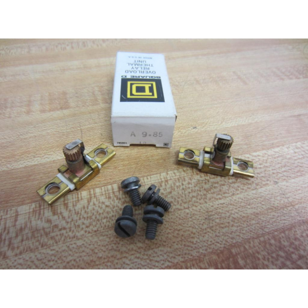 Square D A9.85 Overload Relay Heater Element A985 (Pack of 2)