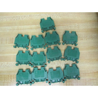 Allen Bradley 1492-W10 Block 1492W10 Green 1492-W10G (Pack of 13) - New No Box