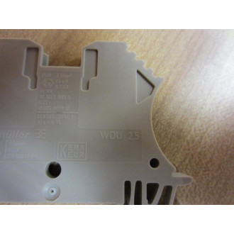 Weidmuller WDU 2.5 Terminal Block WDU 2,5 1020000000 (Pack of 40) - New No Box