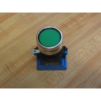 IDEC HW4L-M1F10QD-G-24V Illuminated Pushbutton HW4LM1F10QDG24V