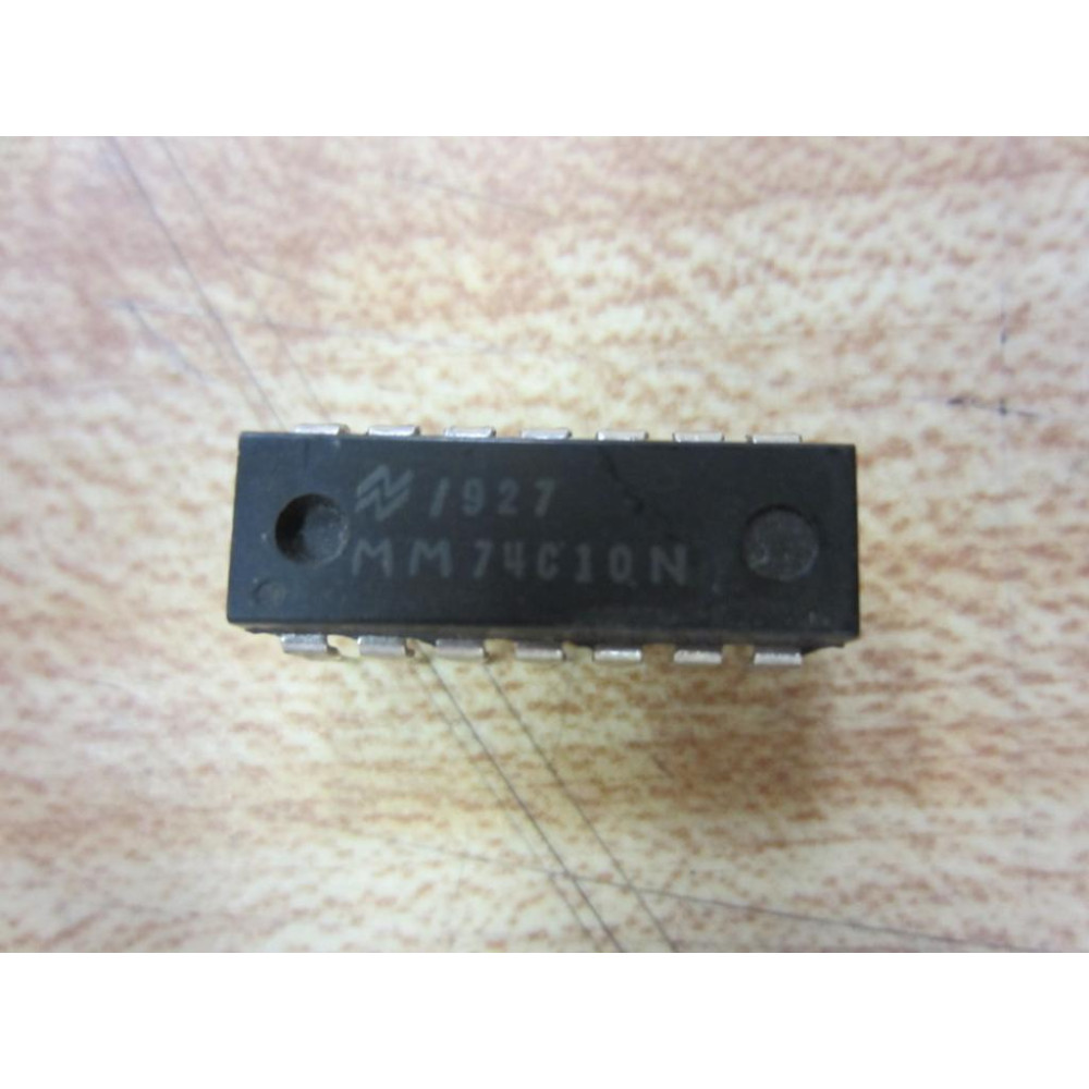 National Semiconductor MM74C10N Integrated Circuit (Pack of 3)
