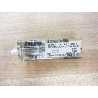 Square D 9001 LB-21 Contact Block 9001LB21 Series A