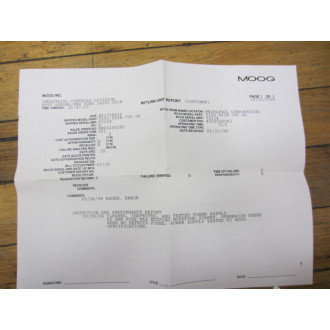 Moog T150-901B-706-2A Controller T150901B7062A SN T2114 - Refurbished