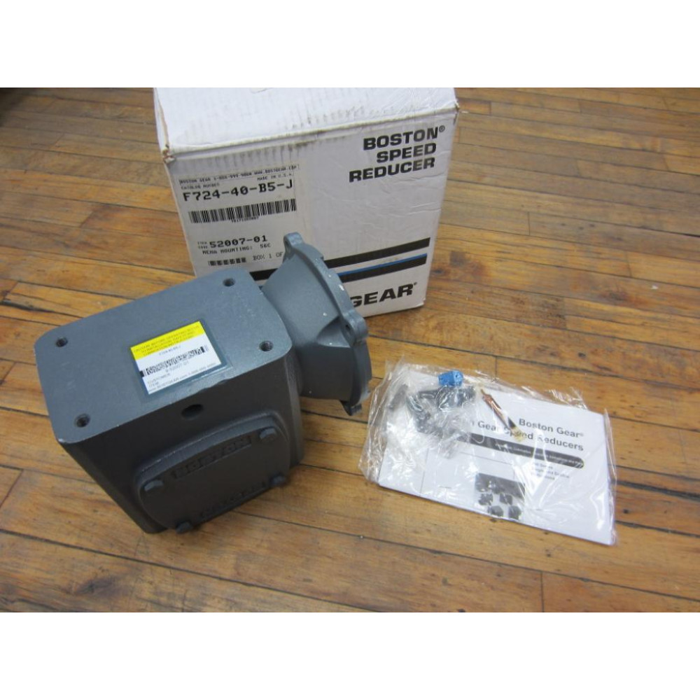 Boston Gear F724-40-B5-J F72440B5J Speed Reducer Ratio 40:1