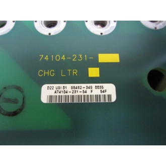 Allen Bradley 74104-231-54 Circuit Board 7410423154 - Parts Only