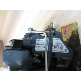 Allen Bradley 709-T0D726 Starter 709-TOD726 Overload Relay W34 - Used